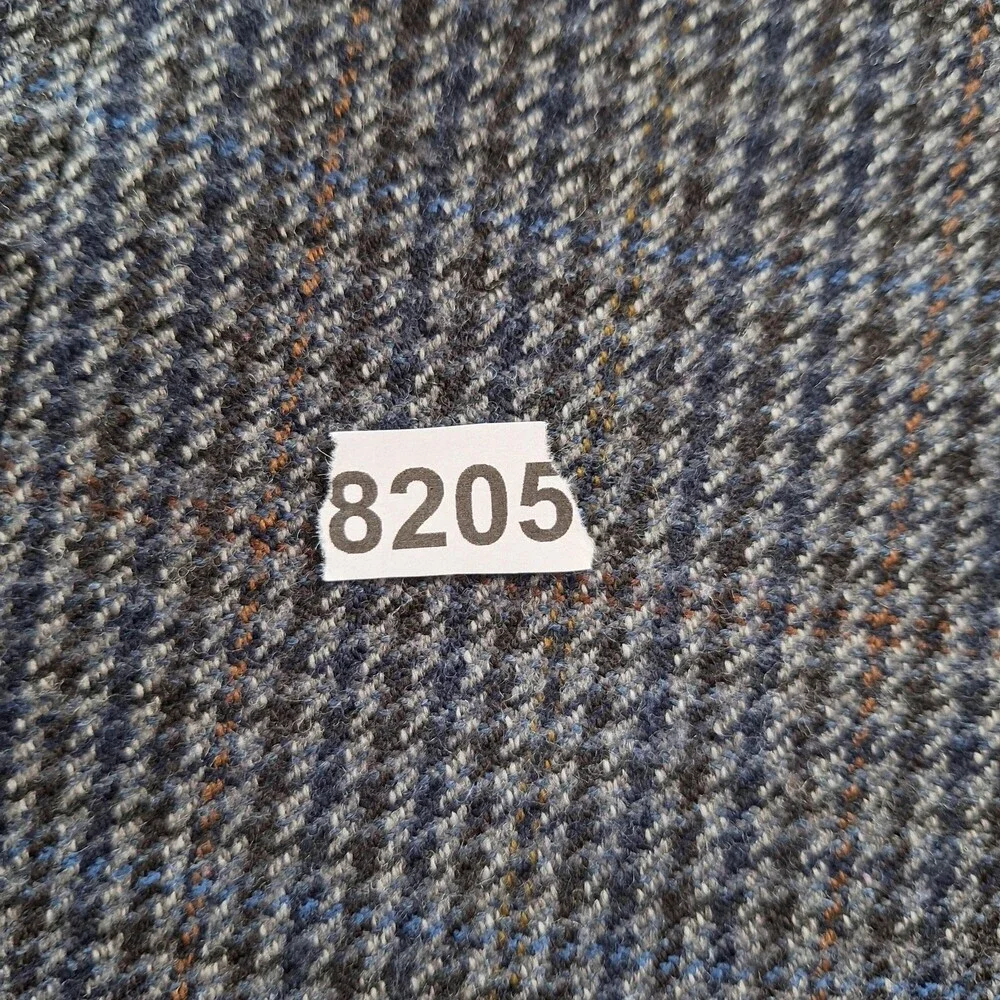 Club Room Blazer Sport Coat Mens 46L Gray Wool Cashmere Houndstooth 2 Button